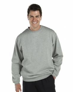 Crew Neck Fleecy Sweater, Adults